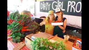 Farmers! at Downtown Farmers' Market in Santa Cruz