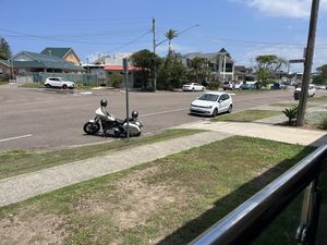 View from cafe balconyy  at Norah Head Beach Haus in Norah Head