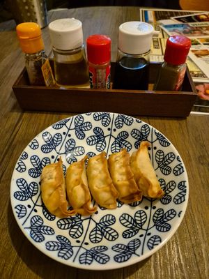 Gyoza at SkateBar -『つながり酒場』酒笑歓亭 in Myoko