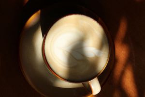 Latte  at Maggie's  in Zamora