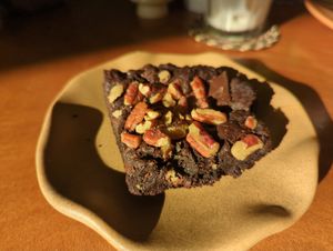 brownie at Maggie's  in Zamora