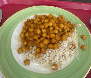 Brown rice with chickpeas   at East Dining Hall - NYU in Abu Dhabi