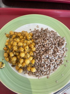 Buckwheat and chickpeas-chinoa   at East Dining Hall - NYU in Abu Dhabi