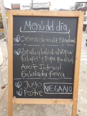 menu at Verde Manantial Veg in Cali