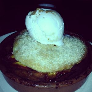 Peach Cobbler a la mode!  at Gracias Madre - WeHo in West Hollywood