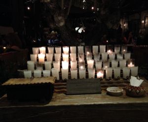Prayer box & candles at Gracias Madre - WeHo in West Hollywood