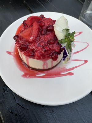 Strawberry “cheesecake " at Gracias Madre - WeHo in West Hollywood
