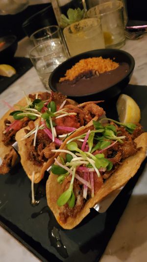 "Chicharron" tacos at Gracias Madre - WeHo in West Hollywood