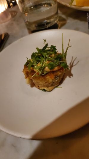 Crab cakes at Gracias Madre - WeHo in West Hollywood