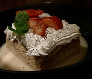 Tres leches   at Gracias Madre - WeHo in West Hollywood