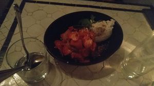 Strawberry shortcake at Gracias Madre - WeHo in West Hollywood