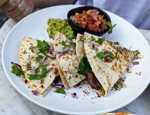 Mushroom Quesadilla at Gracias Madre - WeHo in West Hollywood