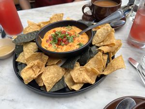 Good appetizer options. The queso fundido was delicious, and very filling.   at Gracias Madre - WeHo in West Hollywood
