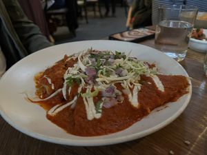 Enchiladas   at Gracias Madre - WeHo in West Hollywood