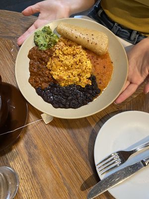 huevos rancheros   at Gracias Madre - WeHo in West Hollywood