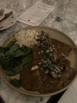 Mushroom Enchiladas   at Gracias Madre - WeHo in West Hollywood