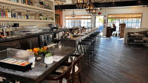 Bar area inside at Gracias Madre - WeHo in West Hollywood