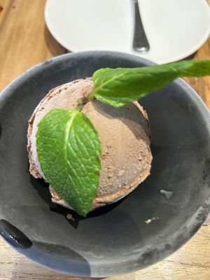 Chocolate ice cream   at Gracias Madre - WeHo in West Hollywood