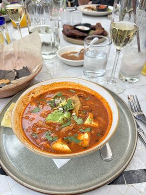 Pozole  at Gracias Madre - WeHo in West Hollywood