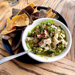 Hearts of Palm Ceviche  at Gracias Madre - WeHo in West Hollywood