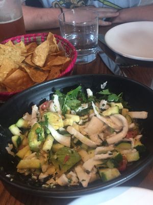 Young Coconut Ceviche at Gracias Madre - WeHo in West Hollywood