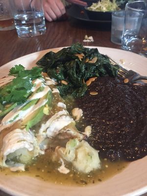 Enchiladas Verde at Gracias Madre - WeHo in West Hollywood