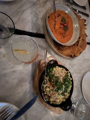esquites and queso  at Gracias Madre - WeHo in West Hollywood