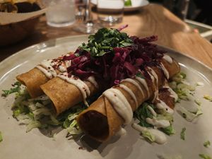 Potato Pimento Flautas  at Gracias Madre - WeHo in West Hollywood
