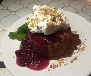 Tangerine pound cake  at Gracias Madre - WeHo in West Hollywood