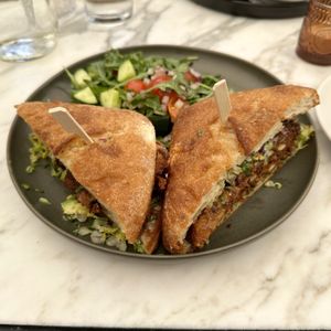Torts with lion mushrooms   at Gracias Madre - WeHo in West Hollywood