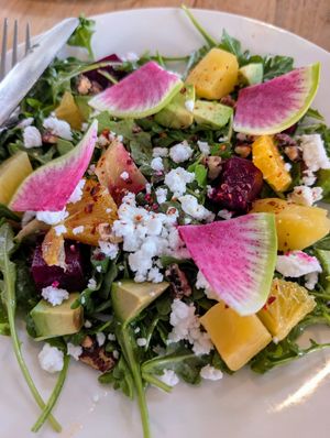 Beetroot and feta salad at Gracias Madre - WeHo in West Hollywood