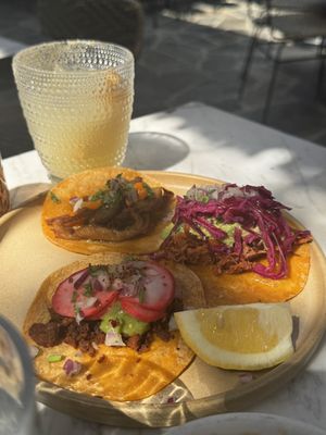 trio tacos- mushroom, jackfruit, sofritas   at Gracias Madre - WeHo in West Hollywood