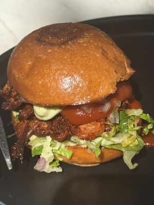 Jackfruit slider  at Gracias Madre - WeHo in West Hollywood
