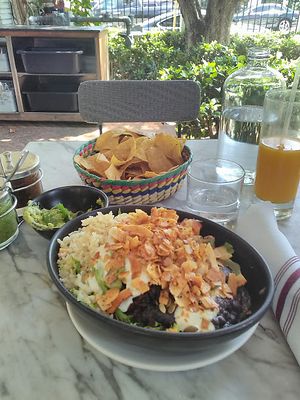 delicious lunch as Gracias Madre at Gracias Madre - WeHo in West Hollywood