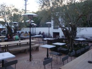 outdoor patio at Gracias Madre - WeHo in West Hollywood