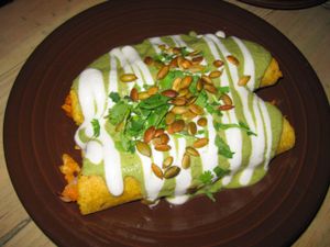 Quesadillas de Calabasa (Butternut squash) at Gracias Madre - WeHo in West Hollywood