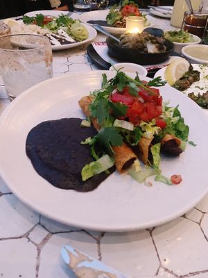 enchiladas verde  at Gracias Madre - WeHo in West Hollywood