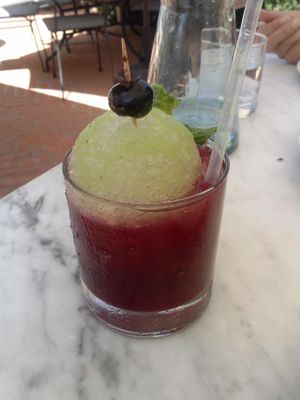 blueberry mezcal mojito at Gracias Madre - WeHo in West Hollywood
