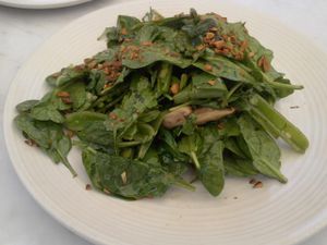 ensalada des espinacas at Gracias Madre - WeHo in West Hollywood