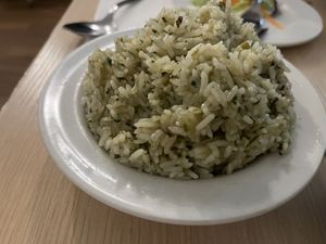Garlic rice  at Rama Thai in East London