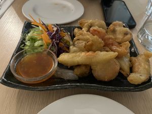 Vegetable tempura  at Rama Thai in East London