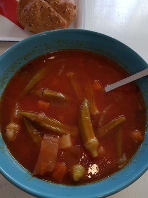 Okra Soup at Supa Star in Sofia