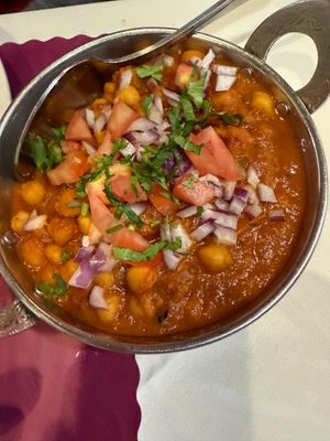 Chana Masala at Taste of Taj in Perry Hall
