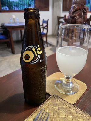 Ginger beer  at Aroma in Hikkaduwa