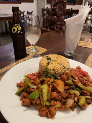 Aroma‘s special Tofu  at Aroma in Hikkaduwa