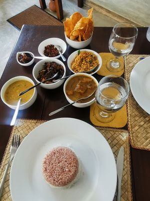 Set menu at Aroma in Hikkaduwa