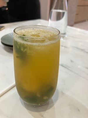 Salty kumquat juice at Sin Wu Vegetarian - 星嫵蔬 in Taipei