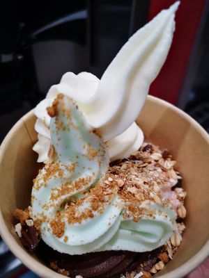 Self serve (can't you tell? 😆) at Two Spoons Creamery  in Rockingham