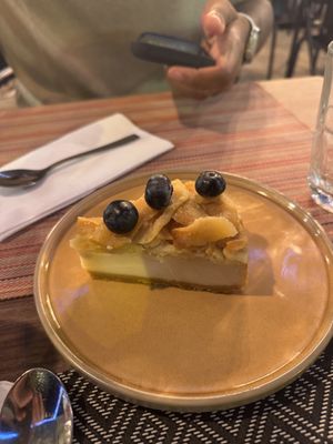 Apple cheesecake  at Alforno Madeira in Machico