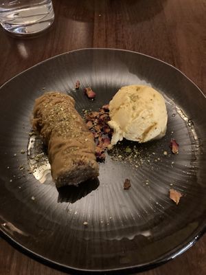 Vegan baklava  at Arabic Flavour in Aberystwyth